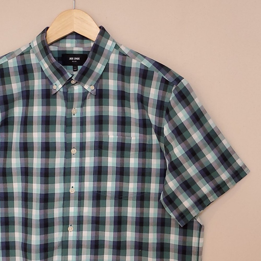 Jack Spade Short Sleeve Button Down XL